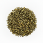 Close-up of dried green tea leaves